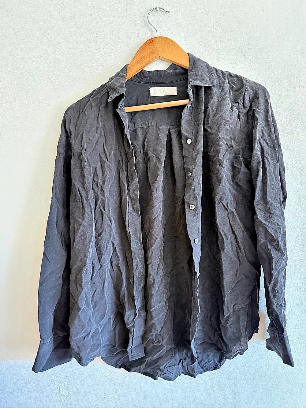 Everlane The must have shirt in washable silk
